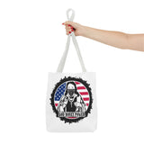 Patriotic 'God Money Power' Tote Bag - Americana Streetwear Canvas Tote