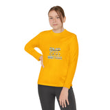 Youth Long Sleeve Tee — 'GMP GOD Money Power' Graphic