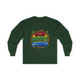 God Money Power Long Sleeve Tee — Inspirational Faith & Wealth Graphic Shirt