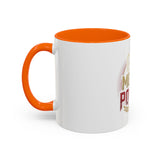 God Money Power Accent Coffee Mug — Motivational Faith & Wealth Design (11/15 oz)