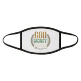 Face Mask — "God Money Power" Inspirational Graphic Reusable Mask