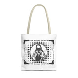 Tote Bag — "God Money Power" Retro Saint Graphic Tote