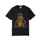 Religious Icon Graphic T‑Shirt — "God Money Power" Vintage Streetwear