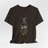 God Money Power- T-Shirt — Stacked Icons Graphic Tee