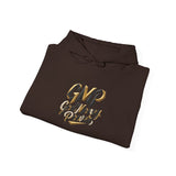God Money Power (GMP) Hoodie – Inspirational Gold Script Pullover