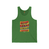 GMP God Money Power Graphic Tank Top — Bold Retro Typography Summer Tank