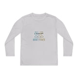 Youth Long Sleeve Tee — 'GMP GOD Money Power' Graphic