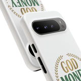 Phone Case — "God Money Power" Inspirational Religious Design