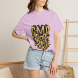 Good Money Power Graphic Tee — GMP 3D Gold Lettering T-Shirt