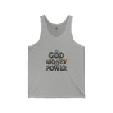 God Money Power Tank Top — Faith & Hustle Graphic Tank