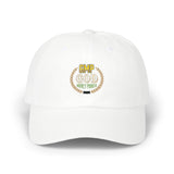 Dad Cap — 'GMP Good Vibes' Embroidered White Baseball Hat