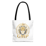 Lion Crest Tote Bag — GMP Gold Emblem Canvas Tote