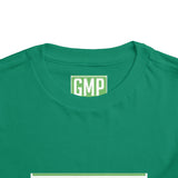 Toddler Tee — GMP (God Money Power) Green Logo Kids Shirt