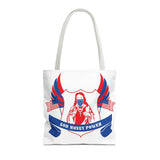 Tote Bag — Patriotic 'God Money Power' Religious Graphic Tote