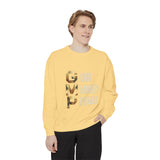 Sweatshirt — G.M.P. Gold Logo "God Money Power" Casual Graphic Sweatshirt