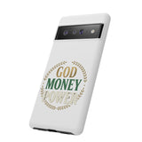 Phone Case — "God Money Power" Inspirational Religious Design