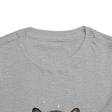 Toddler Tee — Tiger Face "God Money Power" Graphic