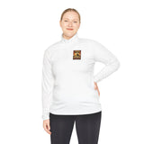 Quarter-Zip Pullover — 'God Money Power' Pyramid Graphic