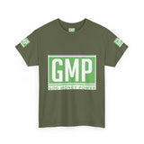 GMP "God Money Power" Logo T-Shirt — Green Box Graphic Tee