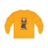 Long Sleeve Tee — GOD MONEY POWER Graphic Shirt