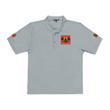 Embroidered Floral Skull Polo