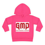Toddler Hoodie — 'GMP' God Money Power Red Logo Pullover