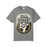 God Money Power Graphic T-Shirt
