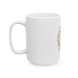 GMP Tiger Mug — "God Money Power" Ceramic Coffee Cup (11oz & 15oz)