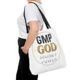 GMP God Tote Bag - 'GOD' Gold Emblem Canvas Tote