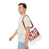 GMP Tote Bag — God Money Power Red Logo All-Over Print Tote