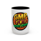 GMP God Money Power Coffee Mug – Bold Comic-Style Accent Mug (11/15oz)