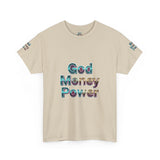 Graphic Tee — "God Money Power" Spiritual Streetwear T-Shirt