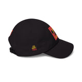 Dad Cap — Vintage Sunset Palm Embroidered Skull