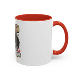 GMP ‘God Money Power’ Accent Coffee Mug - Bold Eagle Graphic 11/15oz