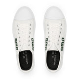 Men's Low Top Sneakers — 'GMP' Logo Casual Canvas Shoes