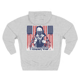 Patriotic 'God Money Power' Hoodie — Americana Flag Graphic Fleece Hoodie