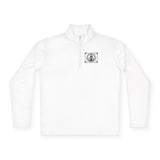 Quarter-Zip Pullover — Retro Jesus Graphic "Love One Another"