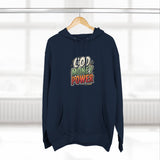 God Money Power Hoodie — Retro Bold Graphic Pullover