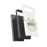 Phone Case — "God Money Power" Inspirational Religious Design