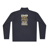 Quarter-Zip Pullover — 'GMP Money Power' Gold Crest Logo