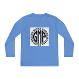 Youth Long Sleeve Tee — "GMP" Good Money Power Circular Logo