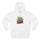 God Money Power Hoodie — Graphic Fleece Pullover with Crown Logo
