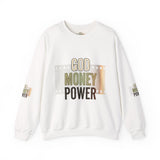 God Money Power Crewneck Sweatshirt