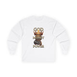 Long Sleeve Tee — GOD MONEY POWER Graphic Shirt