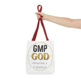GMP God Tote Bag - 'GOD' Gold Emblem Canvas Tote