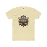 T‑Shirt — "God Money Power" Vintage Crest Graphic Tee