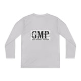 Youth Long Sleeve Tee — GMP (God Money Power) Graphic