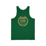 GMP God Money Power Laurel Tank Top — Motivational Faith & Wealth Graphic Tank