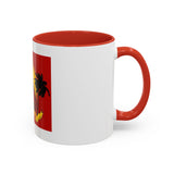 God Money Power Coffee Mug — Bold Red Retro Palm Design (11/15oz)