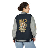 Letterman Jacket — GMP Gold Money Power Rose Varsity Jacket